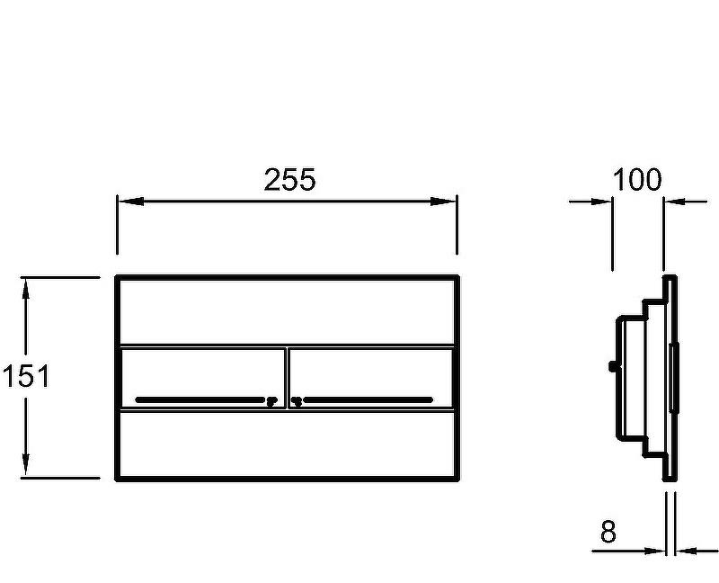 Villeroy&Boch O.Novo, Унитаз подвесной с инсталляцией и кнопкой, 45510900A1
