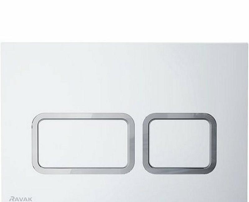 Кнопка смыва - Ravak, Twin Flat, 1.4x24.7x16.5 см, X01739