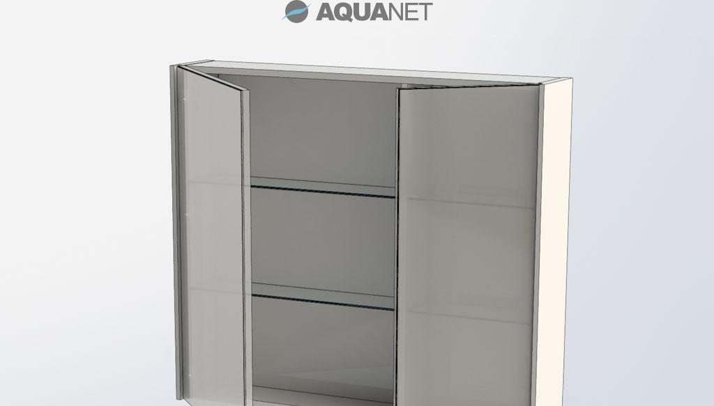 Aquanet Тулон, Шкаф-зеркало, DEGATSBYGRCR