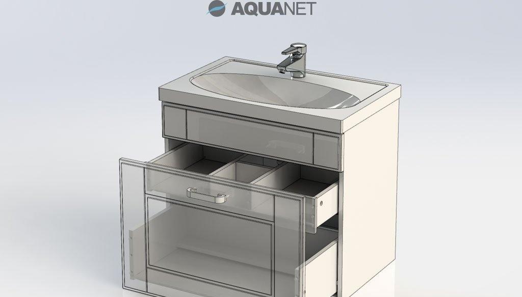 Aquanet Рондо, Тумба для раковины, 00189155