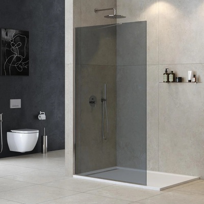 Душевая перегородка - Cezares, Liberta, 120x195 см, LIBERTA-L-1-TB-120-GR-Cr / L-1-TB-120-GR-Cr