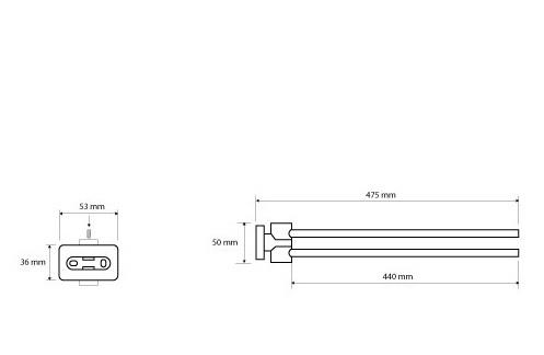 Bemeta NIKI, Полотенцедержатель, 153104191