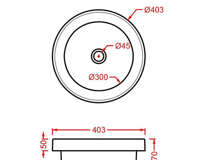 ArtCeram Fuori, Раковина, TFL032 01 00