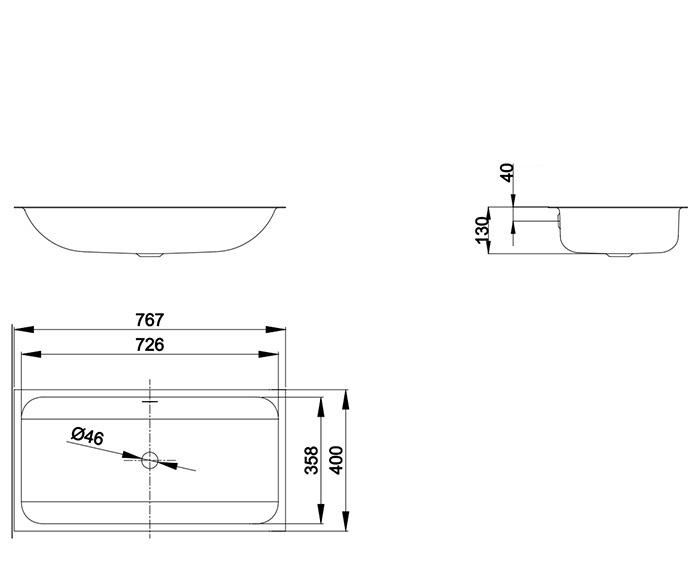 Bette One, Раковина, A137-000