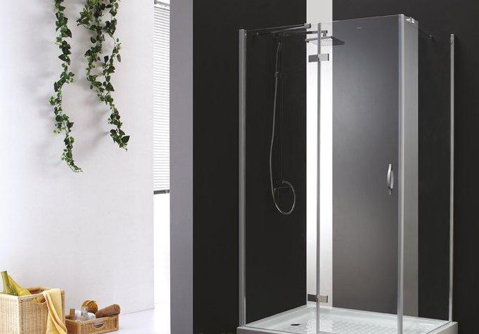 Душевой уголок - Cezares, Bergamo, 90x80x195 см, BERGAMO-W-AH-1-90/80-C-Cr-L / BERGAMO-AH-1-90/80-C-Cr-L