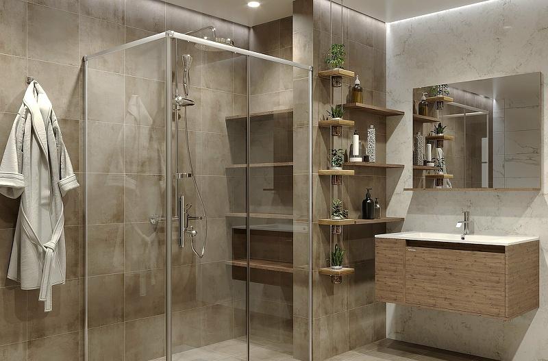 Душевой уголок - Grossman, Fly, 80x100x190 см, GR-D100-P80Fl1