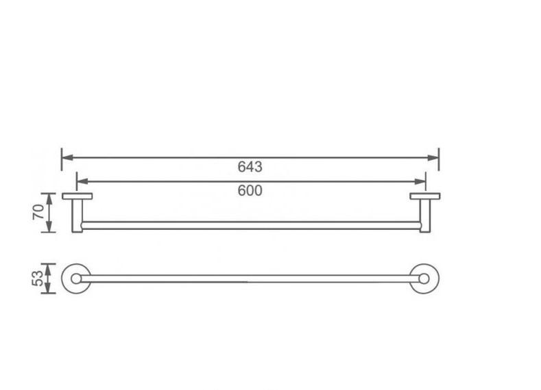Aquanet без коллекции, Полотенцедержатель, 00241917 / 4524MB