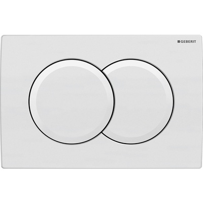 Кнопка смыва - Geberit, Delta 01, 2.3x24.6x16.4 см, 115.107.11.1