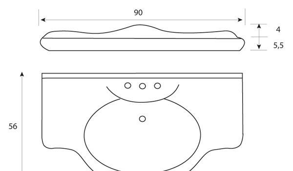 Cezares Paolina, Раковина, PA90.0