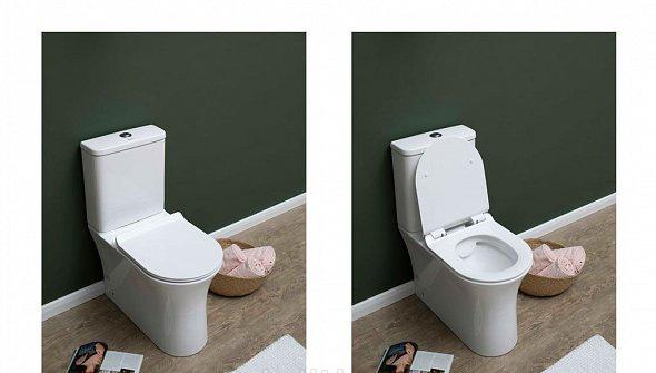 Aquanet Rimless Roll-C, Унитаз компакт, CL-12249B