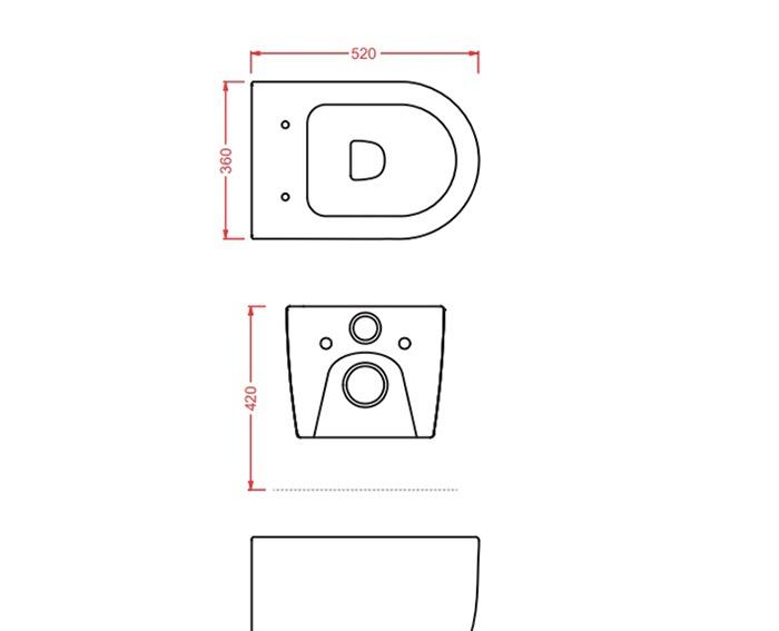 ArtCeram Monet, Унитаз подвесной, MNV001 05 00