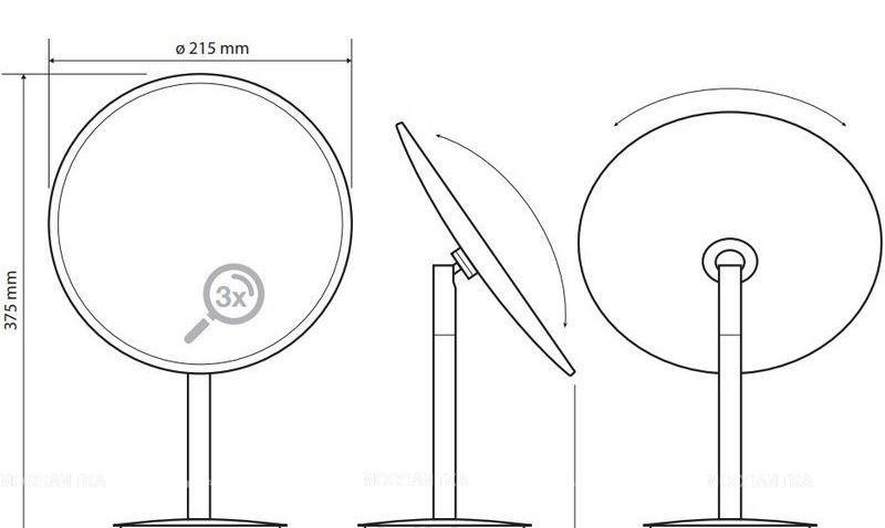 Bemeta без коллекции, Косметическое зеркало, 116401412