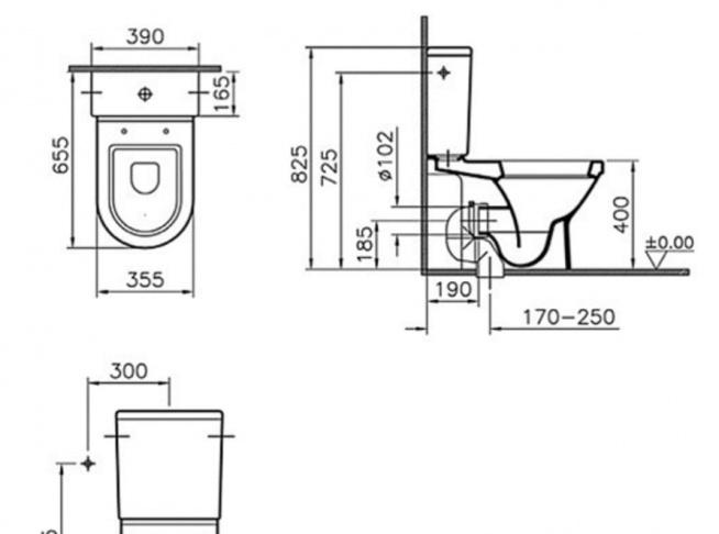 Vitra S50, Унитаз компакт, 9797B003-7204