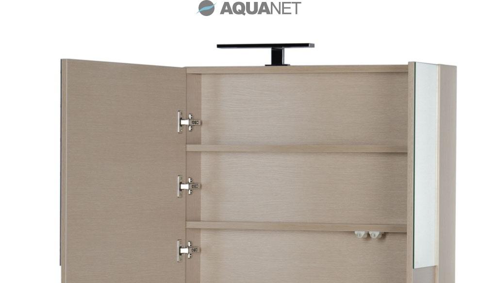 Aquanet Нота, Шкаф-зеркало, FNC-02-CUB-G-80-60