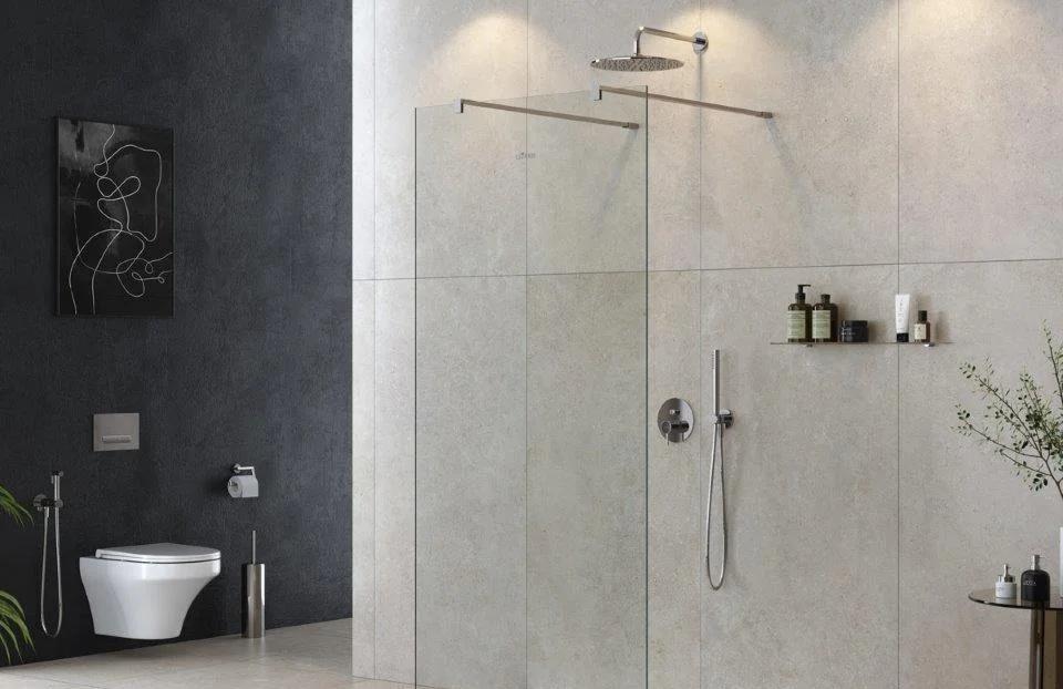 Душевая перегородка - Cezares, Liberta, 80x195 см, LIBERTA-L-2-80-120-C-Cr / L-2-80-120-C-Cr