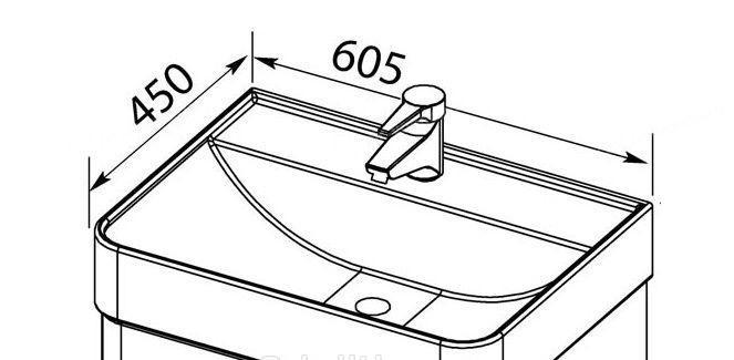 Aquanet Виченца, Тумба для раковины, 00196252