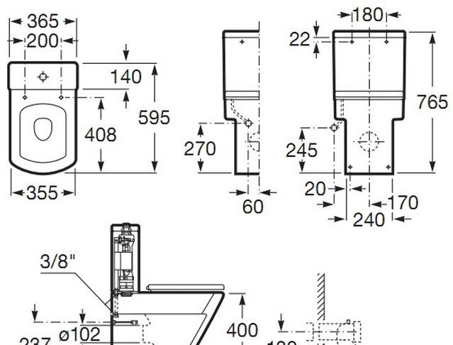 Roca Hall, сиденья и крышки, 801622004