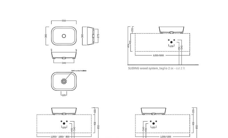 Hatria Happy hour, Раковина, Y2A001