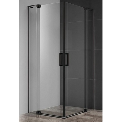 Душевой уголок - Cezares, Slider, 100x100x195 см, SLIDER-A-2-90/100-C-NERO