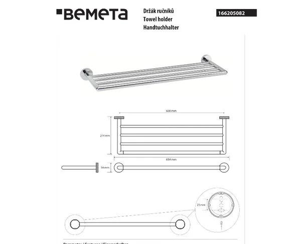 Bemeta Stella, Полотенцедержатель, 166205082