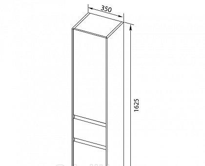 Aquanet Бруклин, Шкаф-пенал, 00209827