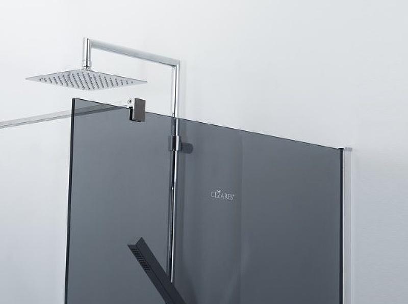 Душевая перегородка - Cezares, Liberta, 8x120x195 см, LIBERTA-L-1-120-120-GR-Cr
