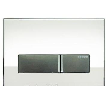 Кнопка смыва - Geberit, Sigma 40, 2.2x26.6x18.2 см, 115.600.SI.1