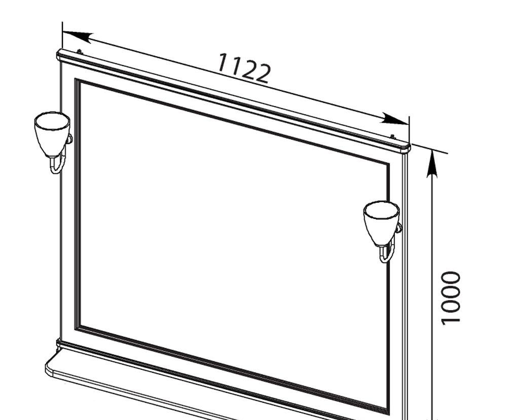 Aquanet Валенса, Зеркало, G100500092