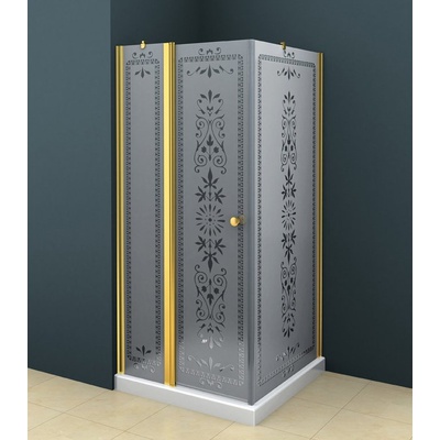 Душевой уголок - Cezares, Royal Palace, 100x100x195 см, ROYAL PALACE-A-A-12-100-CP-G / ROYAL PALACE-A-12-100-CP-G