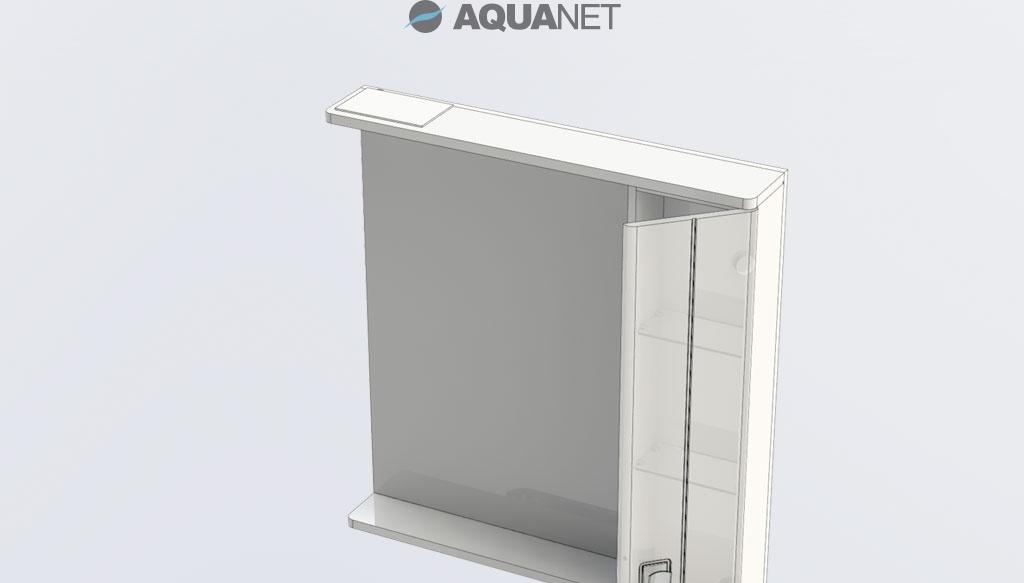 Aquanet Паллада, Шкаф-зеркало, 4640021064733