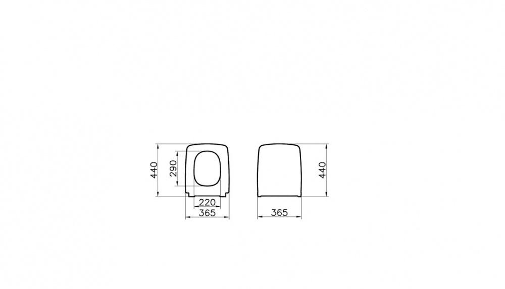 Vitra Metropole, Унитаз подвесной с инсталляцией и кнопкой, 9820B003-7201