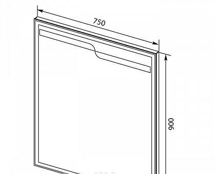 Aquanet Модена, Зеркало, 00198492