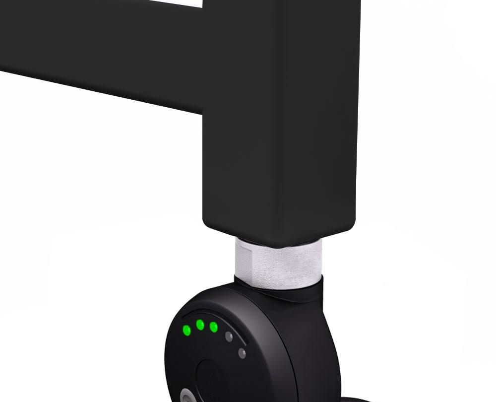 Полотенцесушитель электрический - Lemark, Ursus, 7.6x50x110 см, LM72116EBL