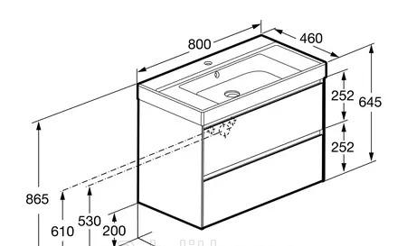 Roca Ona, Тумба для раковины, 857630512 / A857630512