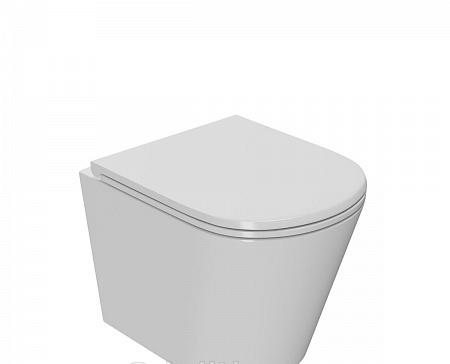 Point Элемент, Унитаз подвесной с инсталляцией и кнопкой, PN48349SC