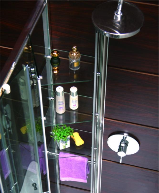 Душевой уголок - Grossman, Classic, 80x120x185 см, GR-9120L