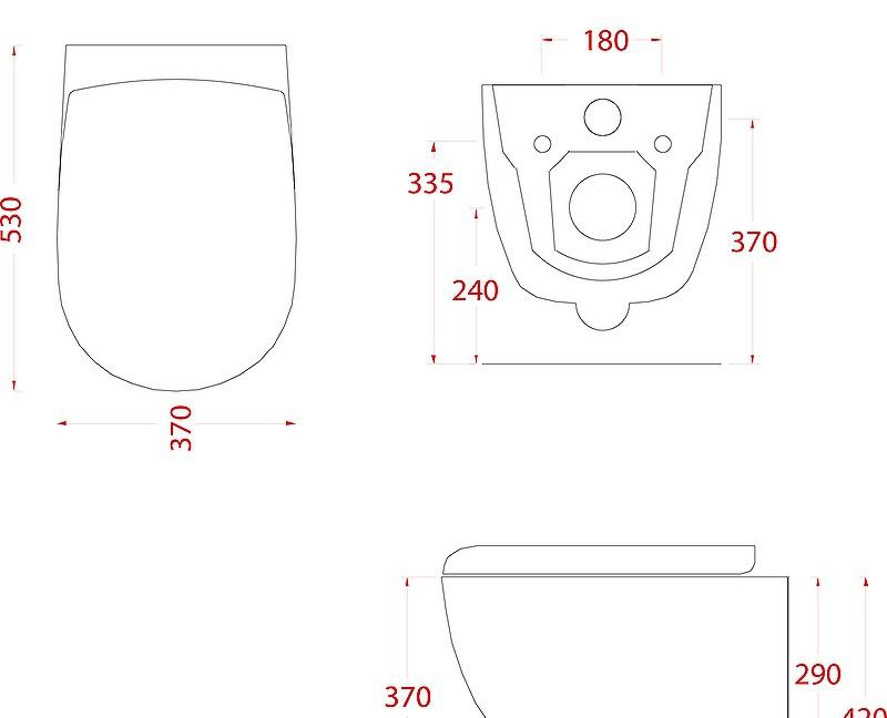 ArtCeram File 2.0, Унитаз подвесной, FLV004 43 00