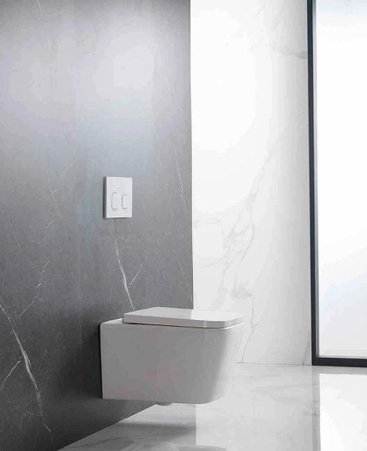 Aquatek Либра, Унитаз подвесной с инсталляцией и кнопкой, SET AQUATEK ЛИБРА