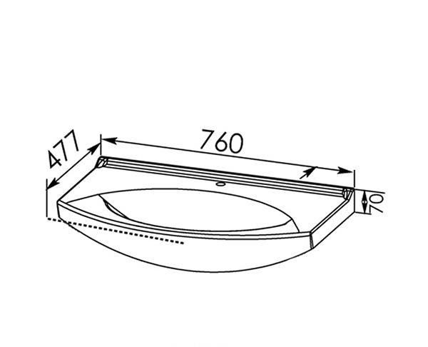 Aquanet Остин, Тумба для раковины, 00200909
