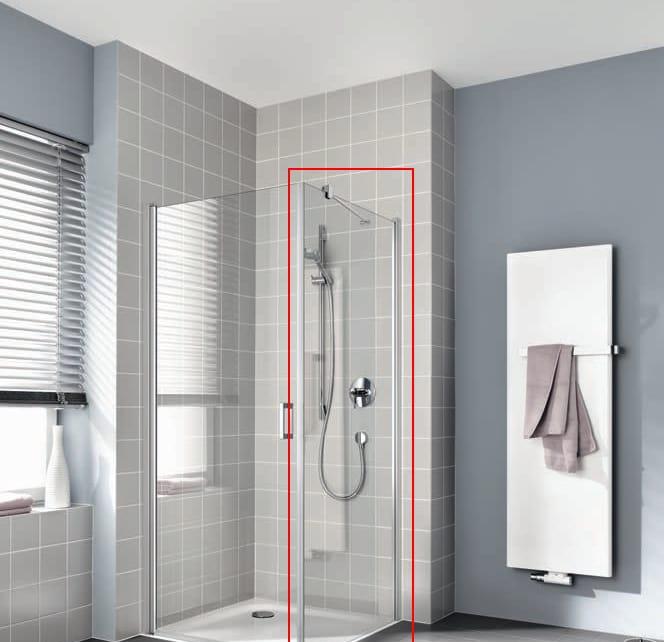 Боковая стенка - Kermi, Cada XS, 80x200 см, CKTWR08020VPK