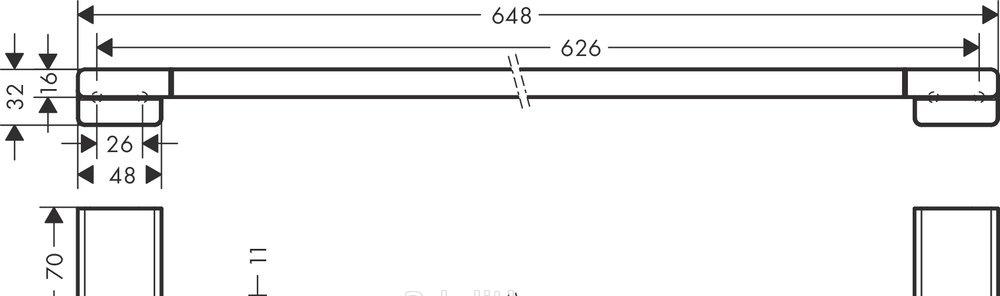 Hansgrohe AddStoris, Полотенцедержатель, 41747340