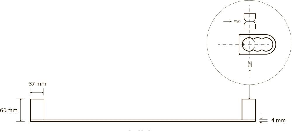 Bemeta Galla, Полотенцедержатель, 108104040