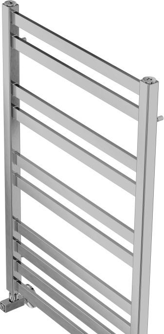 Полотенцесушитель водяной - Aquatek, Лира, 9x50x80 см, AQ KP1080CH