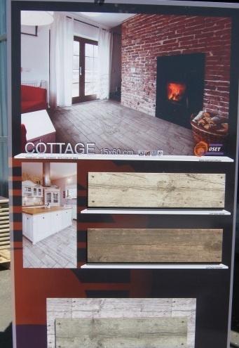 Картинка Oset Cottage, Напольная плитка, 15x60 см