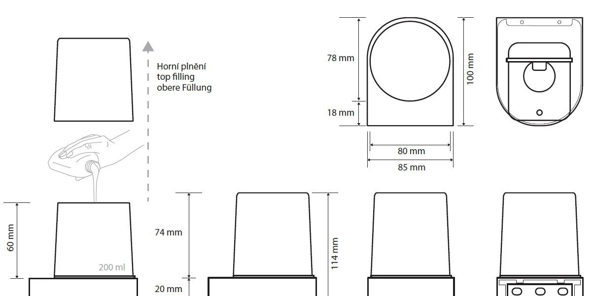 Bemeta Omega, Дозатор для жидкого мыла, 104309322