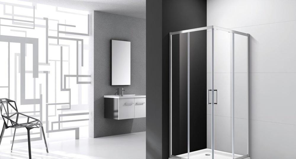 Душевой уголок - Cezares, Molveno, 100x100x190 см, MOLVENO-A-2-100-C-Cr-IV