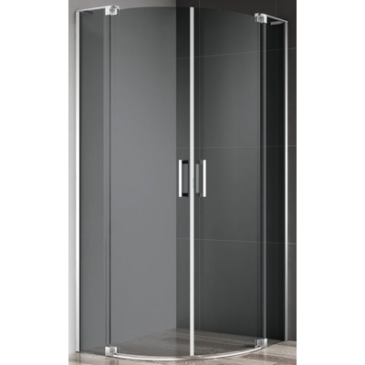 Душевой уголок - Cezares, Slider R2, 90x90x195 см, SLIDER-R-2-90/100-GRIGIO-Cr