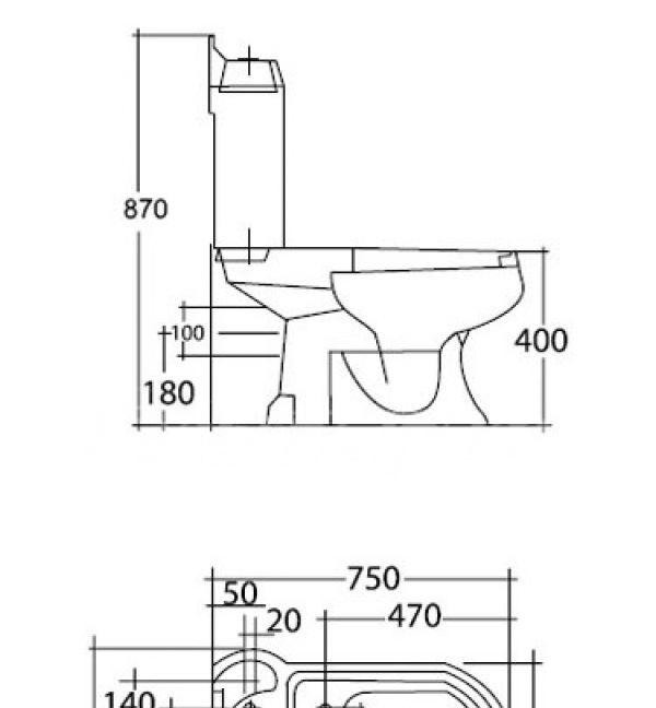 Cezares King Palace, Унитаз компакт, CZR-163