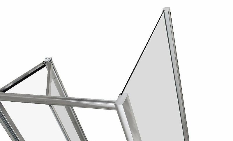 Душевой уголок - Grossman, Alba, 80x80x190 см, GR-8080Al2