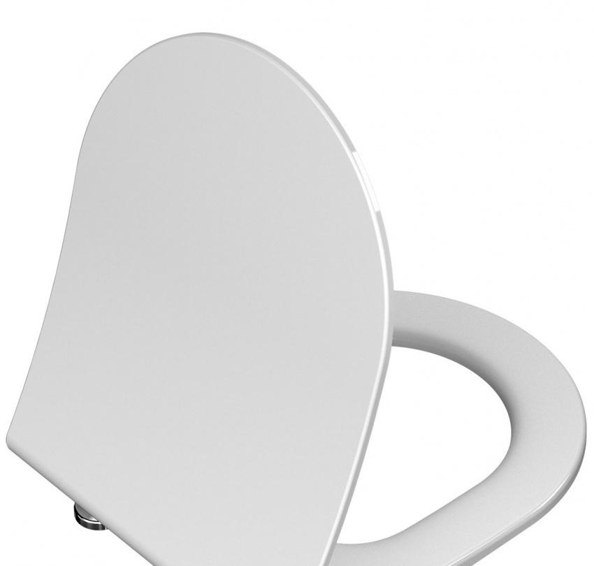 Vitra Integra Round, Унитаз подвесной с инсталляцией и кнопкой, 9856B003-7205